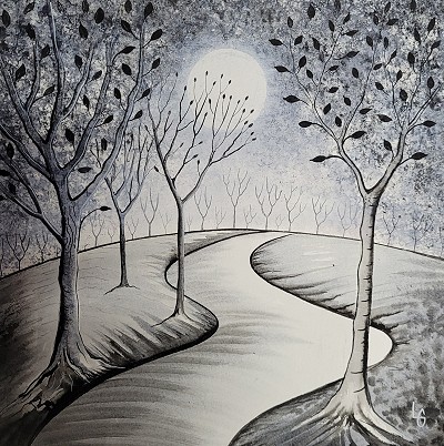 Trees on the Riverbank (LG376)